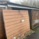 Collapsed Garage Door Upgrade Bury Greater Manchester Before